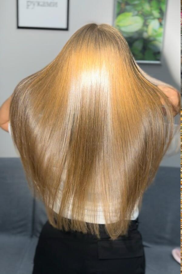 Кератиновое выпрямление